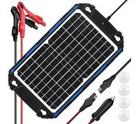 SUNER POWER Waterproof 12W 12V Solar Battery Charger & Maintainer Pro, Built-in UltraSmart MPPT Charge Controller, 12 Volt Solar Panel Trickle Charging Kits for Car Automotive Boat Marine RV Trailer