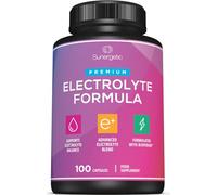 Sunergetic Premium Electrolyte Capsules Support for Keto, Low Carb, Rehydration & Recovery - Electrolyte Replacement Capsules Includes Electrolyte Salts, Magnesium, Sodium, Potassium 100 Capsules.