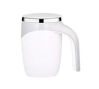SUNERLORY Self Stirring Coffee Mug, Automatic Magnetic Stainless Steel Cup Hot Drink Mixer for Hot Cocoa,Chocolate,Mocha,Matcha,Milo, Fit Home Office Travel, 12.8oz