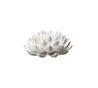 SUNESA Table Desktop Decor Plant Statue Ornaments White Lotus Ceramic Sculpture Decorations Villa Study Tea Room Decorative Crafts Home Desktop Decors Statue Ornament (Size : L)