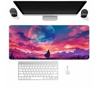 Suneve Large Gaming Mouse Mat Country Girl, mouse Pad 1000x500mm, Computer Keyboard Mousepad Extended Desk Mat, Soft Smooth Surface and Anti-Slip Rubber Base for Office/gaming