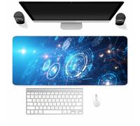 Suneve Large Gaming Mouse Mat Technological Instruments, mouse Pad 800x300mm, Computer Keyboard Mousepad Extended Desk Mat, Soft Smooth Surface and Anti-Slip Rubber Base for Office/gaming