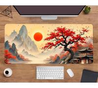 Suneve Mouse Pad Gaming Solar Architecture, 700x400mm Extended XXL Mouse Mat, Improved Precision and Speed XL Mousepad, Non-Slip Rubber Base Desk Pad Large for Office & Home