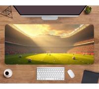 Suneve Mouse Pad Gaming Sports Field, 800x400mm Extended XXL Mouse Mat, Improved Precision and Speed XL Mousepad, Non-Slip Rubber Base Desk Pad Large for Office & Home
