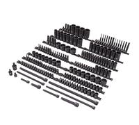 SUNEX, 10181, 3/8" and 1/2" SAE & Metric 6-Point Standard & Deep with Star (E & Tamper Proof), Triple Square and Hex, 181 Piece