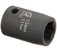 Sunex 215m 1/2-Inch Drive 15-mm Impact Socket