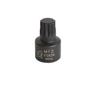 Sunex 312XZN 3/8-Inch Drive M12 Stubby Triple Square Impact Socket