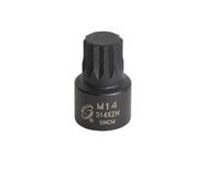 Sunex 314XZN 3/8-Inch Drive M14 Stubby Triple Square Impact Socket