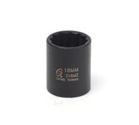 Sunex 318mz 3/8-Inch Drive 18-Mm 12-Point Metric Standard Impact Socket