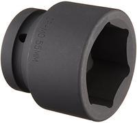 Sunex 555M 1-Inch Standard Drive 6 Point Metric Impact Socket, 55-Mm