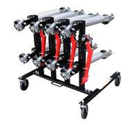 Sunex 7709 Car Dolly Rack, 4-Dolly Capacity
