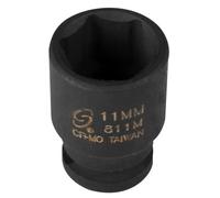 Sunex 811m 1/4-Inch Drive 11-Mm Impact Socket