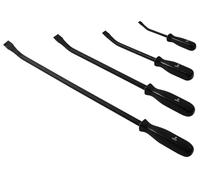 SUNEX Tools 9704 Pry Bar Set with Ergonomic Handles, 8" - 24", 4-Piece