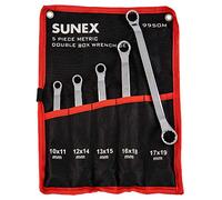 Sunex Tools 9950M Metric Double Box Wrench Set, 5 Piece