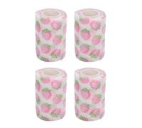 SUNFECILI 4pcs Vet Wrap Bandage 3 Inch Wide Self Adhesive Nonwoven Elastic Eco Friendly Vet Tape Wrap for Animals