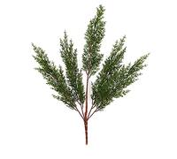SUNFECILI Artificial Cypress Branches, Long Faux Pine Cypress Stems Picks, Simulation Pine and Cypress Leaves Decorative Branches for DIY Garland Wreath Christmas Home Decoration