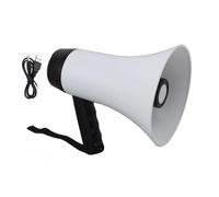 SUNFECILI Portable Megaphone Speaker Megaphone Speaker Voice,Megaphone Bullhorn 30W Power Megaphone Speaker, 300S Recording 500M Transmission Distance 10 Hours Long Lasting Battery 1500mAh