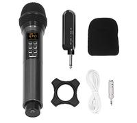 SUNFECILI Wireless Microphone, FM Reverb Bluetooth Microphone, Metal Wireless Handheld Microphone System, 15 hour working time, Multiple Mode, for Karaoke, Singing, Party, Wedding, DJ, Speech