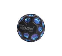Sunflex x Waboba Moon Ball Dark Side Blue | Springball | Jumping Rubber Ball | Play Ball | Ball Craters Generate Popping Sound | Easy to Grab | Flummies for Kids | Bouncing Ball