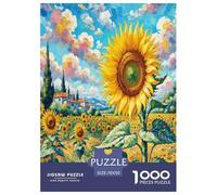 Sunflower 1000 Pieces Premium Jigsaw Age 3+ Cool Collage Effect, Fun Details, Educational, Challenging 70x50cm/1000pcs