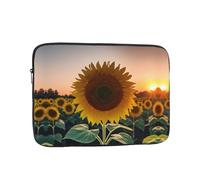 Sunflower and Sunset Print Laptop Case â€“ Slim & Lightweight Computer Sleeve Fits 10 inch 10-17 Inch Laptops, Perfect for Travel