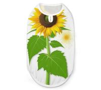 Sunflower and Weed Dog Shirt Quick Dry Breathable Pet T-Shirt Soft Stretchy Sleeveless Vest Dog Apparel 2XL