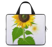 Sunflower and Weed Laptop Bag Durable Laptop Sleeve Water-Resistant Notebook Bag for Computer Or Tablet