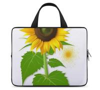 Sunflower and Weed Laptop Bag Durable Laptop Sleeve Water-Resistant Notebook Bag for Computer Or Tablet