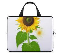 Sunflower and Weed Laptop Bag Durable Laptop Sleeve Water-Resistant Notebook Bag for Computer Or Tablet
