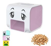 Sunflower Automatic Peeling Machine, Efficient Kernel Separator, Sunflower Seed Cracker Machine, USB Rechargeable Seeds Peeling Device with Stainless Steel Blade, Effortless Home Snack Tool (C)