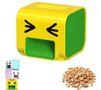 Sunflower Automatic Peeling Machine, Efficient Kernel Separator, Sunflower Seed Cracker Machine, USB Rechargeable Seeds Peeling Device with Stainless Steel Blade, Effortless Home Snack Tool (A)