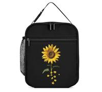 Sunflower Awesome Portable Lunch Bags Large Capacity Insulated Lunch Tote for Work Picnics Travel Gym