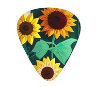 Sunflower Bee Guitar Picks Set-Premium Abs Material,Various Thicknesses-Enhance Your Playing Experience