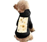 Sunflower Bee Honeycombs Cute Dog And Cat Clothes Pet Hoodie Sweatshirt Pullover Sweater Coat
