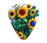 Sunflower Bee Print12 Professional Guitar Tuner For Guitar, Bass, & Chromatic Tuning Modes