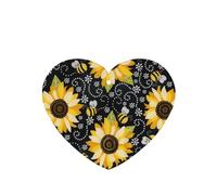 Sunflower Bees Printing 10 Pcs Air Freshener Cards,Car Scented Hanging Sheets Air Freshener Set For Car Decoration