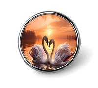 Sunflower Black Labrador Retriever Badge Pin Round Badge Metal Button Badges Brooch Lapel Pin for Men Women 1 Inch
