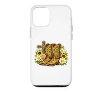 Sunflower Cowboy Boots Cross Western Faith Graphic Case for iPhone 12/12 Pro