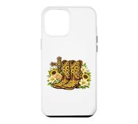 Sunflower Cowboy Boots Cross Western Faith Graphic Case for iPhone 12 Pro Max