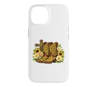 Sunflower Cowboy Boots Cross Western Faith Graphic Case for iPhone 14
