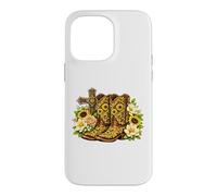 Sunflower Cowboy Boots Cross Western Faith Graphic Case for iPhone 14 Pro Max