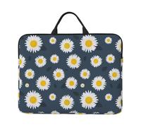Sunflower Daisy Floral Neck, 14 Inch Laptop Sleeve, Notebook Bag Laptop Case Sleeve Briefcase with Handle