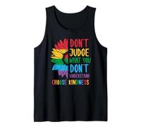 Sunflower Don't Judge What You Don't Understand LGBT Pride Tank Top