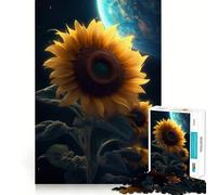 Sunflower Earth Galaxy 1000 Piece Jigsaw Puzzles for Teenagers Jigsaw Mental Logic Toy Leisure Time Fine Edge 50x75cm