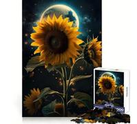Sunflower Earth Space 1000 Piece Jigsaws for Teenagers Puzzle Think Toy Stress Relief Sharp Cut Santa Wish List 38x26cm