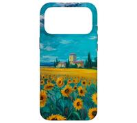 Sunflower Field in Farmhouse Country Art, A Late Summer Case for iPhone 17 Pro Max