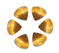Sunflower Field Sunset Sea of Flowers print Guitar Picks 12PCS Mixed Gauges(0.46/0.71/0.96mm) with Case, for Guitar/Ukulele