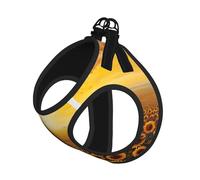 Sunflower Field Sunset Sea Of Flowers Print Pet Leash Vest Reflective Adjustable Soft Mesh Vest Breathable For Daily Walks