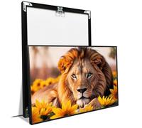 Sunflower Flower Animal Aesthetic Poster African Lion Poster Canvas Art Wall Decor Posters Vibrant Wildlife Nature Art Print Indoor Decor for Home Offices Living Room Bedroom Framed Ready to Hang