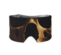 Sunflower Halloween Skull Print Eye and Ear Muffs Blackout Sleeping Noise Blocking Ear for Adults Kids Men Women